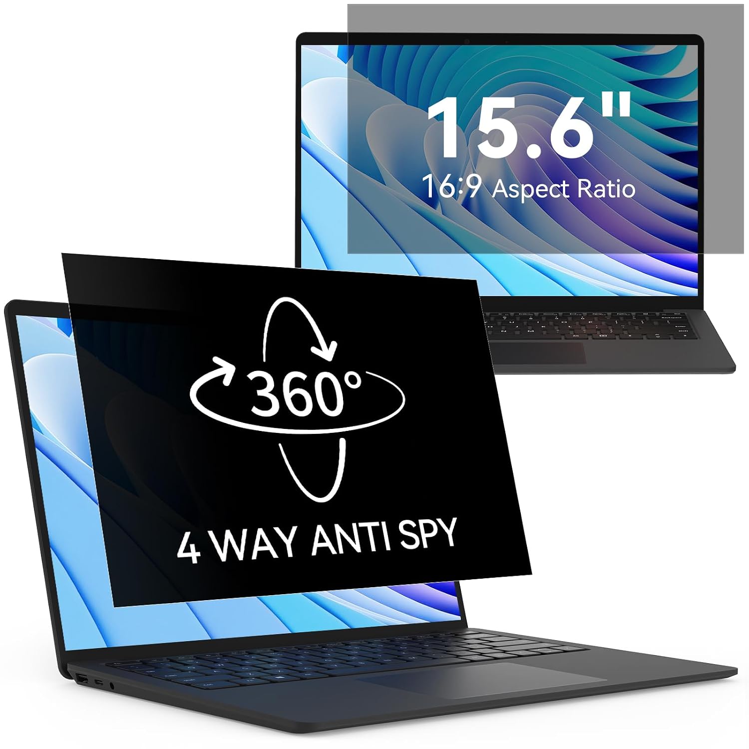15.6" Widescreen Laptop Privacy Screen (16:9)