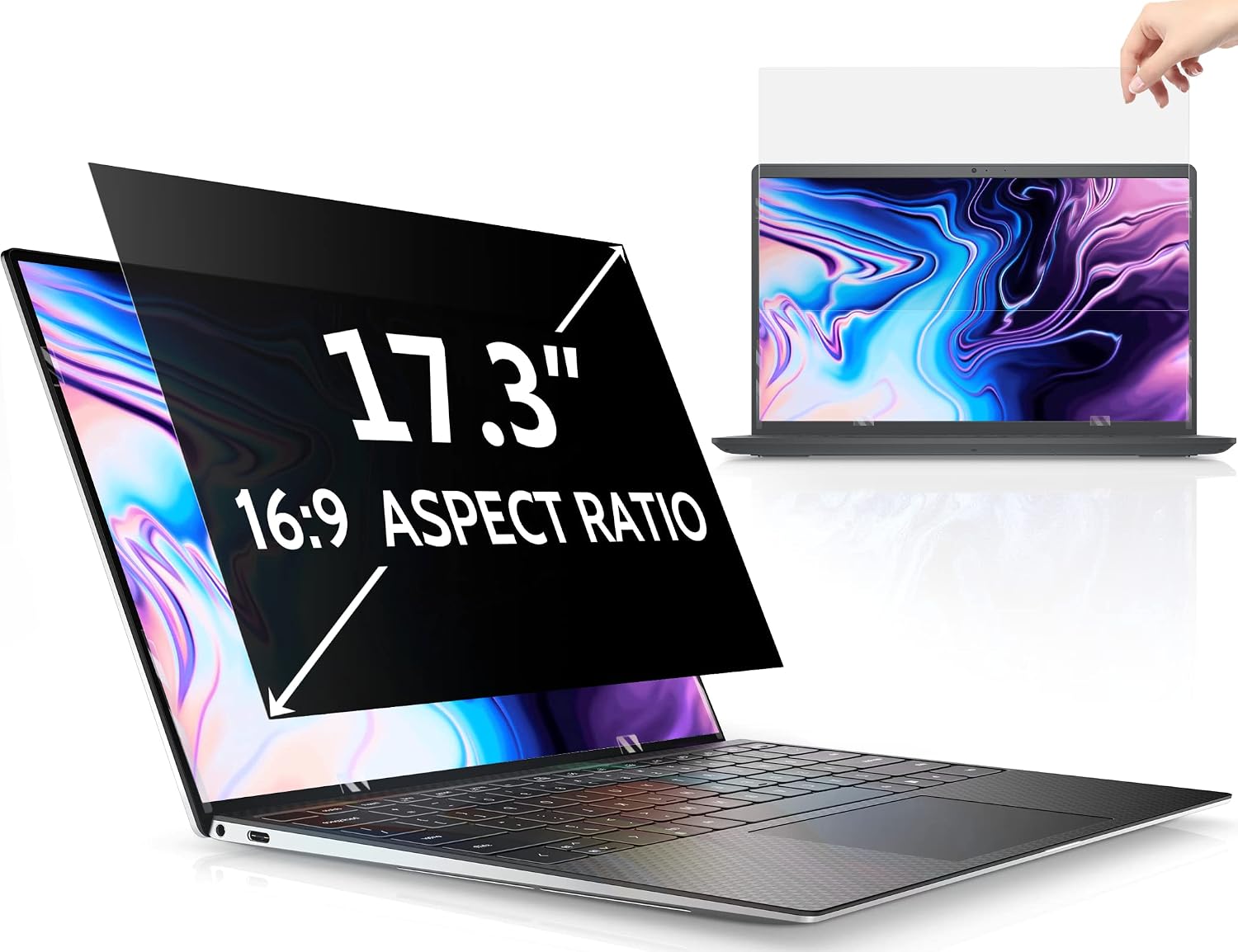 Privacy Filter for 17.3-inch Widescreen Laptop - Laptop privacy filter - 17.3-inch wide